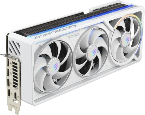 ASUS ROG Astral GeForce RTX 5090 32GB GDDR7 White OC Edition Gaming Quad Fan Graphics Card (NVIDIA DLSS 4, 3.8 Slot Desi